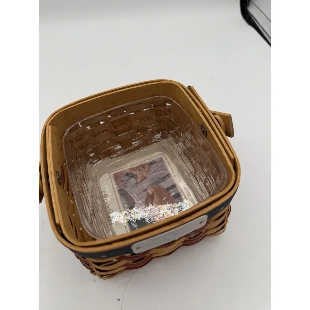 Longaberger 2004 Dresden Tour Basket Combo 🧺🏡 – Incl Liner,‎ Protector & Lid